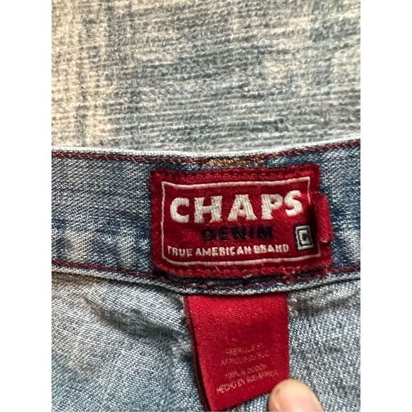 Chaps Light Wash Straight Leg Jeans Men's 38 x 32 - Picture 3 of 5